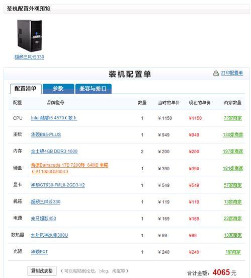 制作视频电脑配置,高性能配置攻略解析