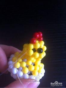 串珠小鸡挂件视频教程,轻松上手，打造可爱饰品